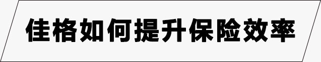 佳格如何提升保险效率